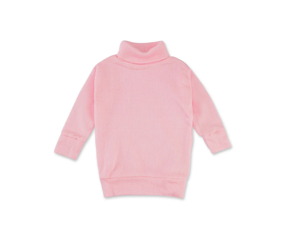 SY Kids Mock Neck Pink